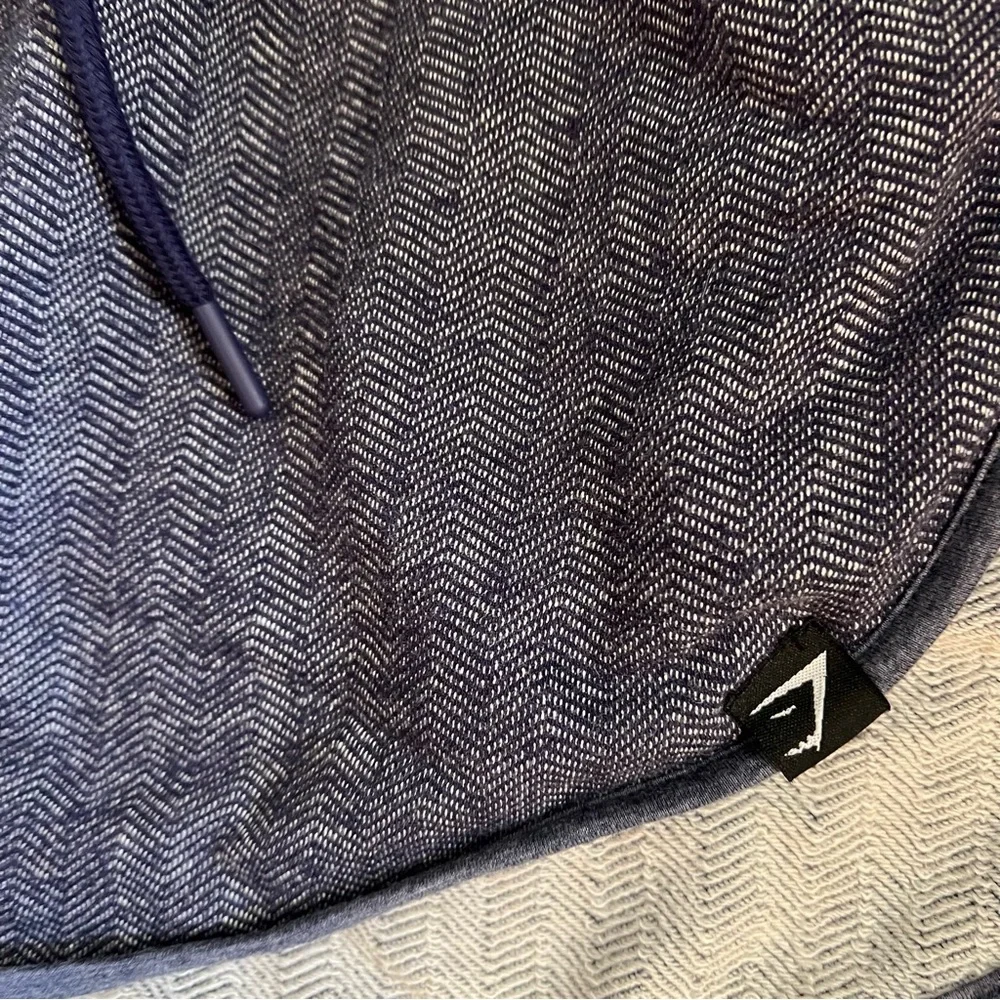 Gymshark Cotton Blend Hottie Workout Athletic Shorts (Women's M) Blue